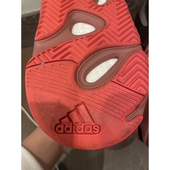 RARE Adidas Yeezy Boost 700 Hi-Res Red US Men's Size 10.5 HQ6979 - Picture 7 of 8